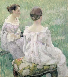 Zwei sitzende Frauen, 1899